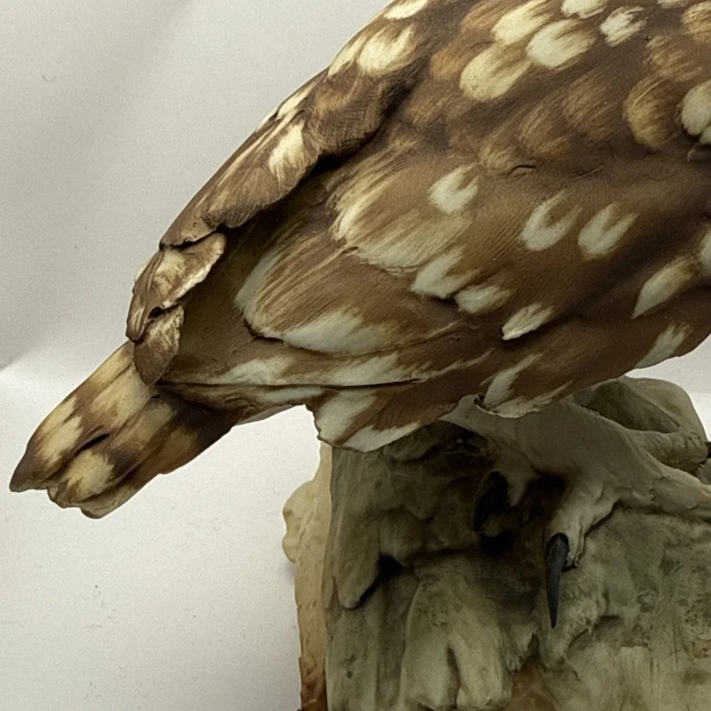 Vintage Tay Italy Giuseppe Tagliariol Porcelain Elf Owl Figurine Statue‎ Sticker